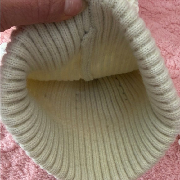 Chic Cream Beanie with Sparkling Accents - Picture 4 of 5